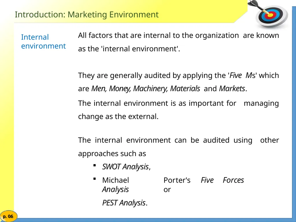 Marketing Management MARKETING ENVIRONMENT Market - slide 5 of 48