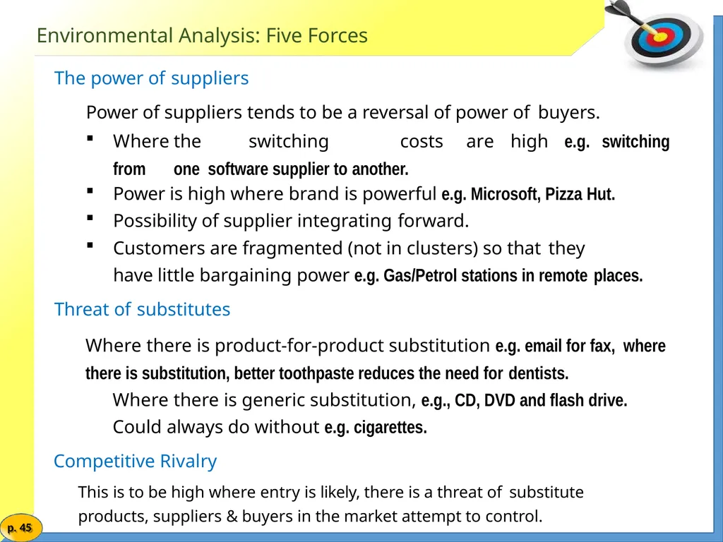 Marketing Management MARKETING ENVIRONMENT Market - slide 45 of 48