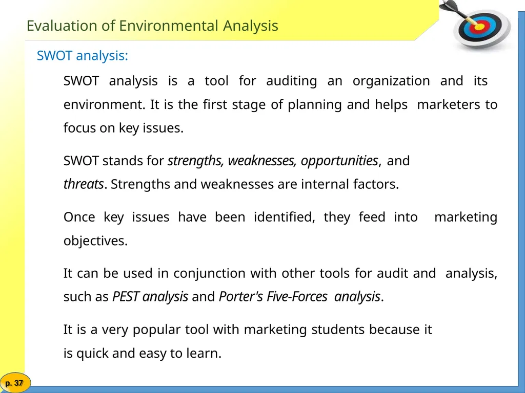 Marketing Management MARKETING ENVIRONMENT Market - slide 36 of 48