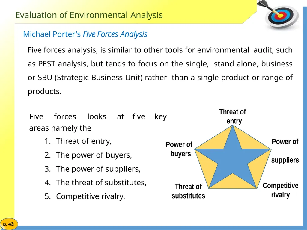 Marketing Management MARKETING ENVIRONMENT Market - slide 43 of 48