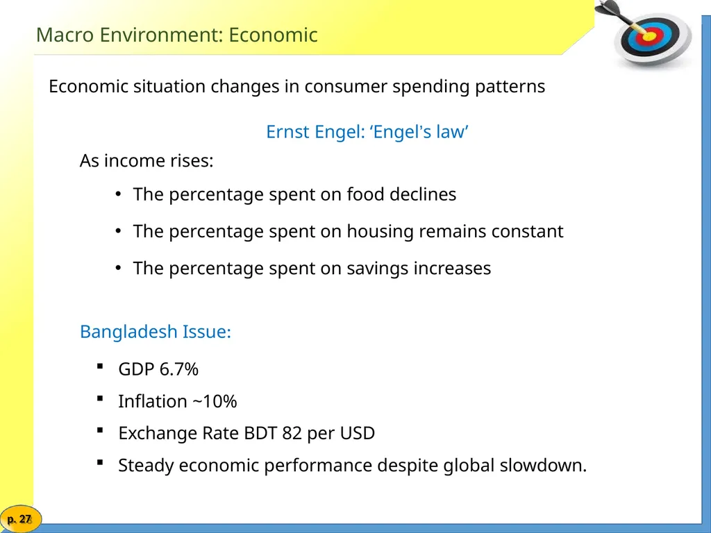 Marketing Management MARKETING ENVIRONMENT Market - slide 27 of 48