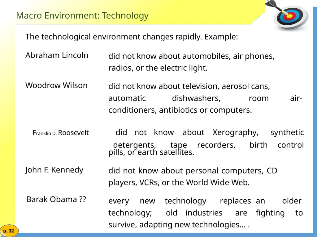 Marketing Management MARKETING ENVIRONMENT Market - slide 32 of 48