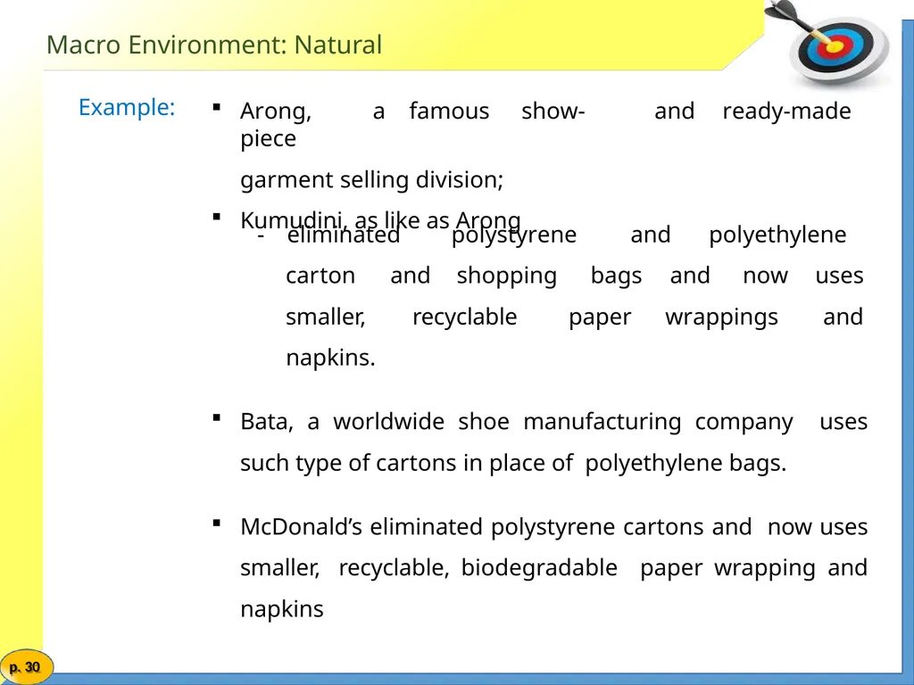 Marketing Management MARKETING ENVIRONMENT Market - slide 30 of 48