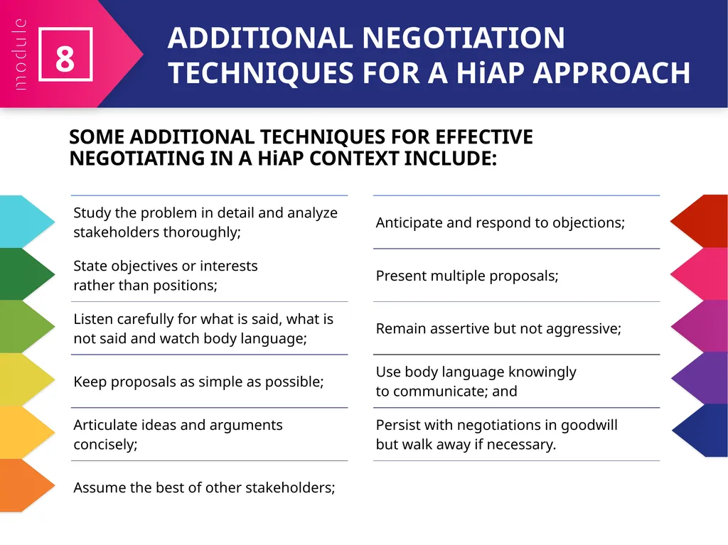 MODULE 8 Negotiating for Health Policy - slide 20 of 21