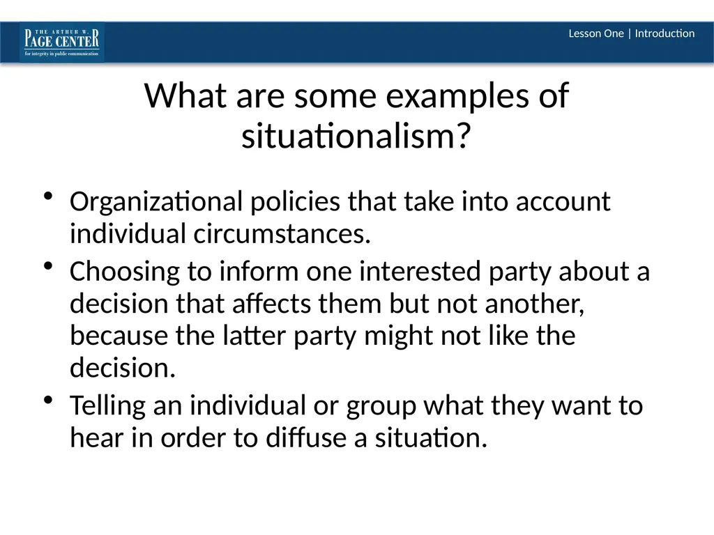 Ethical Decision Making Module Four | Lesson One - slide 13 of 37