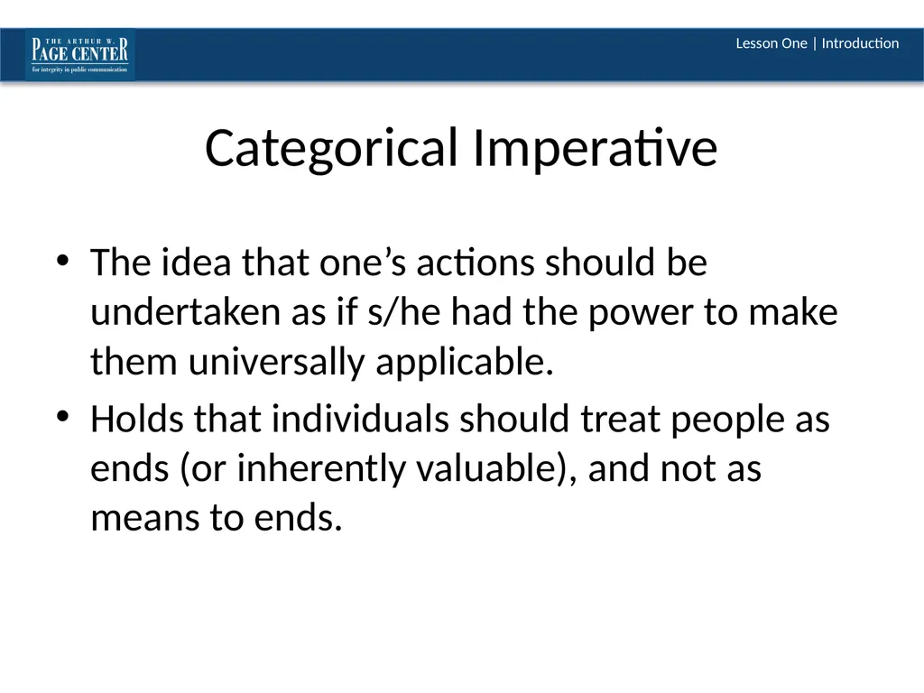Ethical Decision Making Module Four | Lesson One - slide 15 of 37
