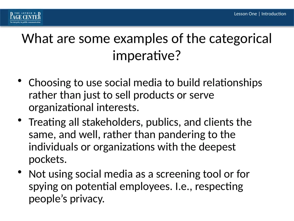 Ethical Decision Making Module Four | Lesson One - slide 16 of 37