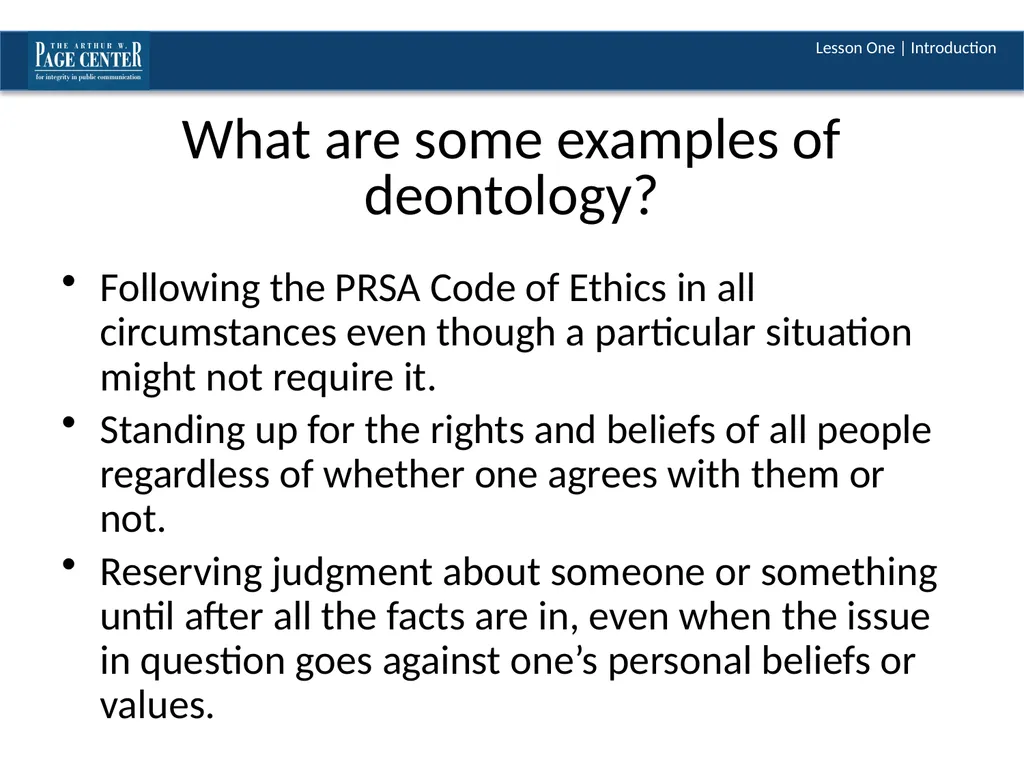 Ethical Decision Making Module Four | Lesson One - slide 22 of 37