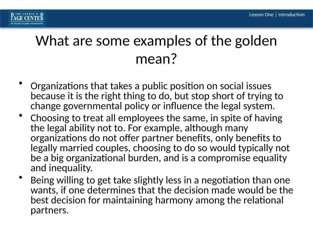 Ethical Decision Making Module Four | Lesson One - slide 28 of 37