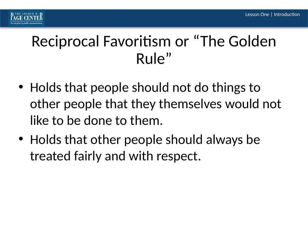 Ethical Decision Making Module Four | Lesson One - slide 30 of 37