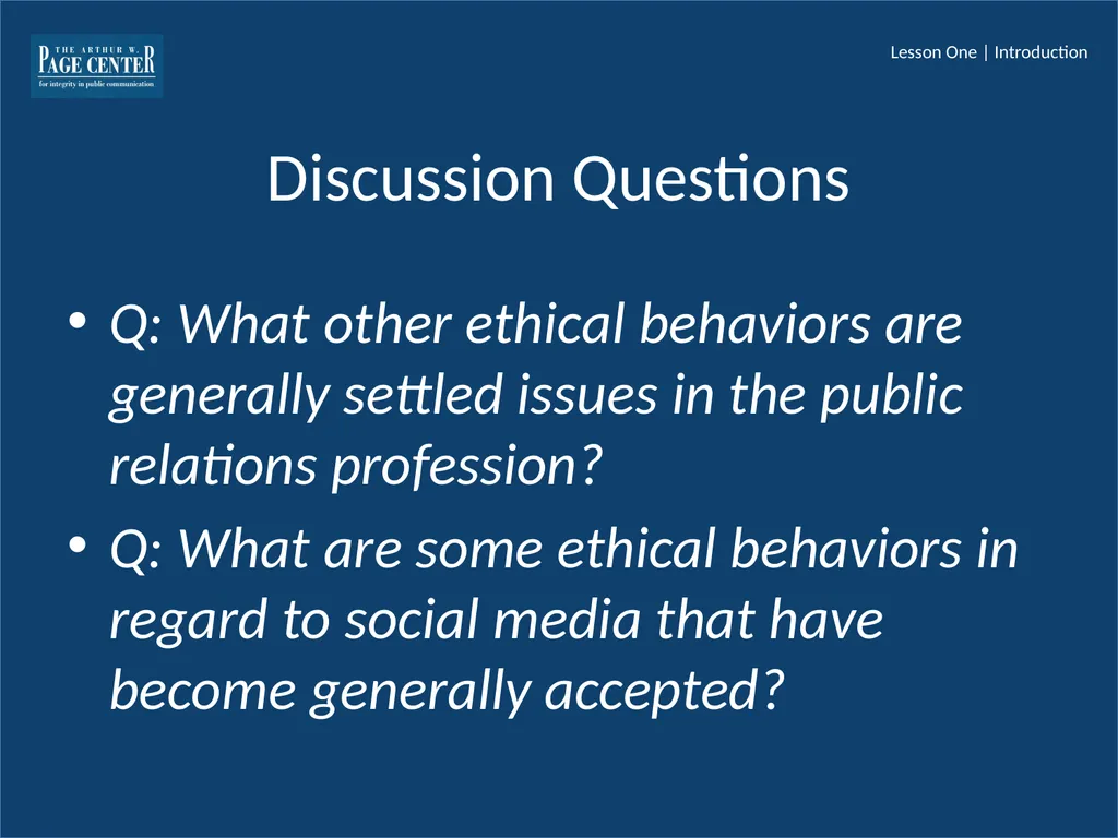 Ethical Decision Making Module Four | Lesson One - slide 7 of 37