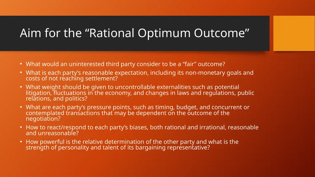 Fundamentals of Negotiating Environmental Issues - slide 25 of 35