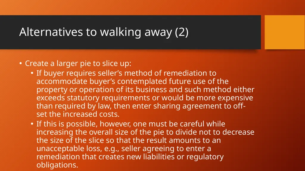 Fundamentals of Negotiating Environmental Issues - slide 23 of 35