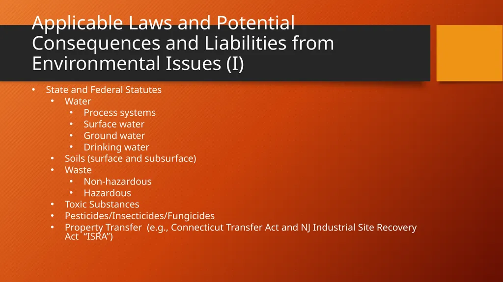 Fundamentals of Negotiating Environmental Issues - slide 11 of 35