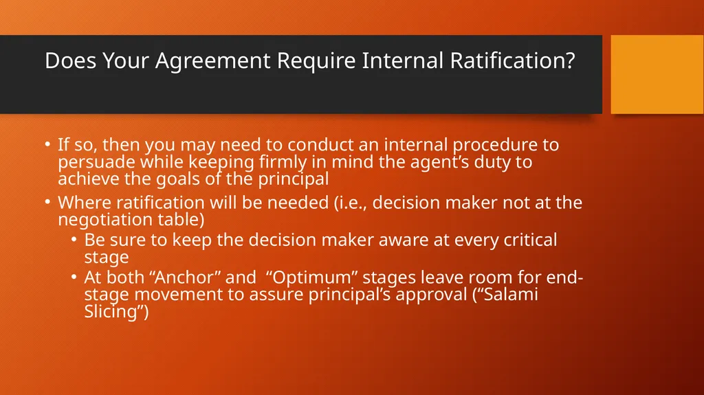 Fundamentals of Negotiating Environmental Issues - slide 28 of 35