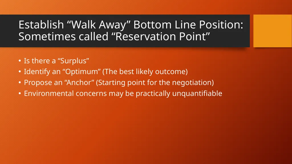 Fundamentals of Negotiating Environmental Issues - slide 15 of 35