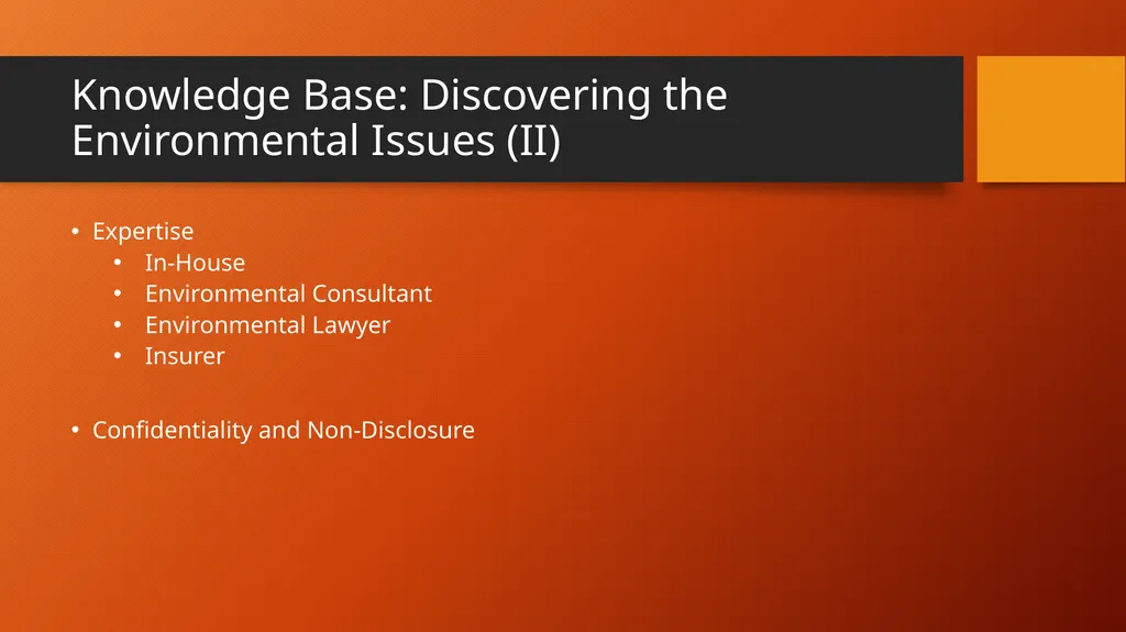 Fundamentals of Negotiating Environmental Issues - slide 10 of 35
