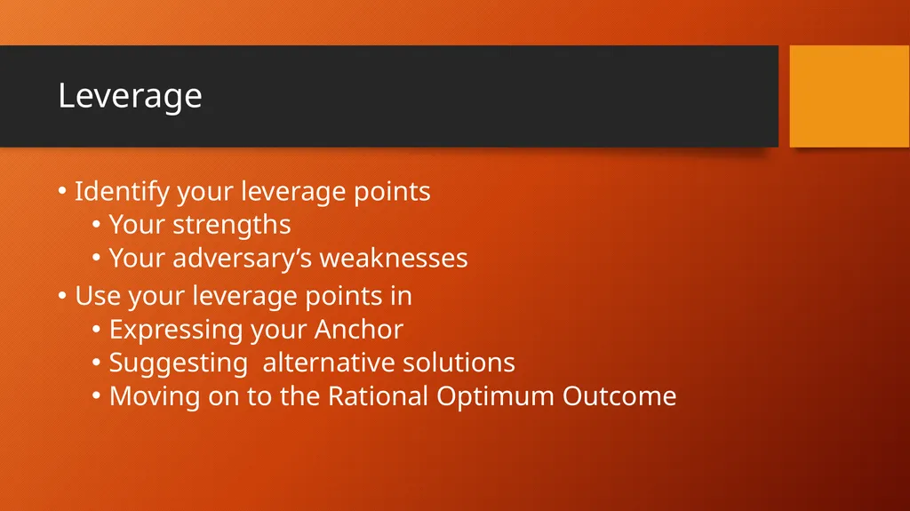 Fundamentals of Negotiating Environmental Issues - slide 24 of 35