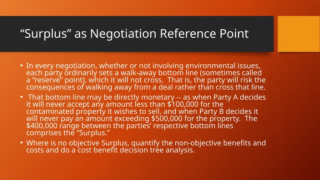 Fundamentals of Negotiating Environmental Issues - slide 16 of 35