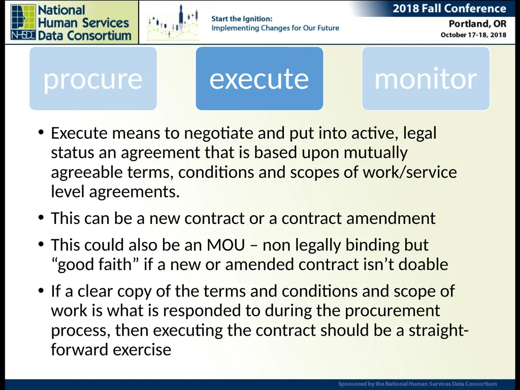 Implementing effective contract negotiation and - slide 9 of 19