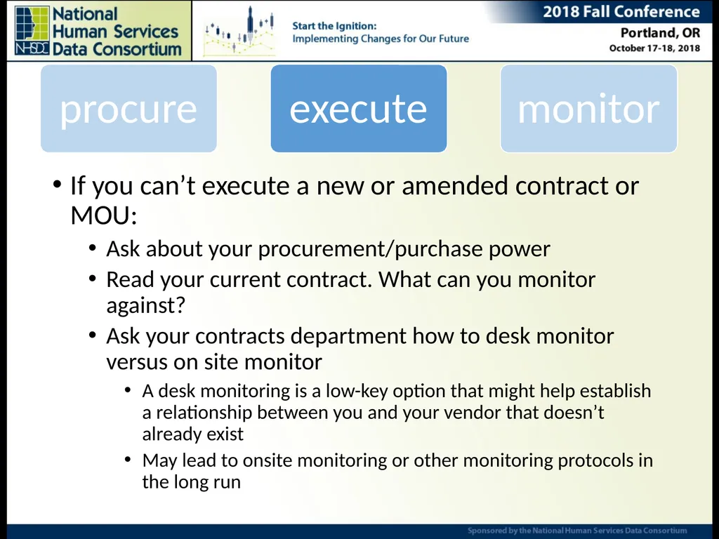 Implementing effective contract negotiation and - slide 13 of 19
