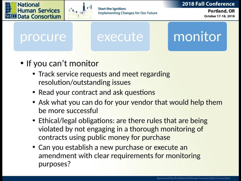 Implementing effective contract negotiation and - slide 18 of 19