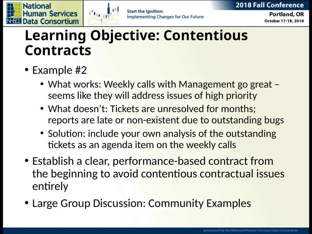 Implementing effective contract negotiation and - slide 12 of 19