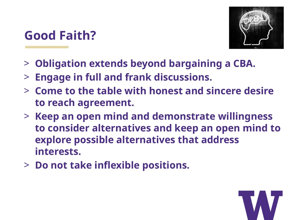 LABOR RELATIONS 101: Collective Bargaining Basics - slide 9 of 29