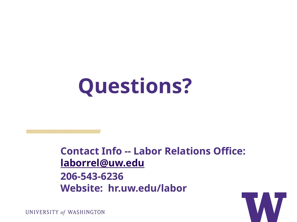 LABOR RELATIONS 101: Collective Bargaining Basics - slide 29 of 29