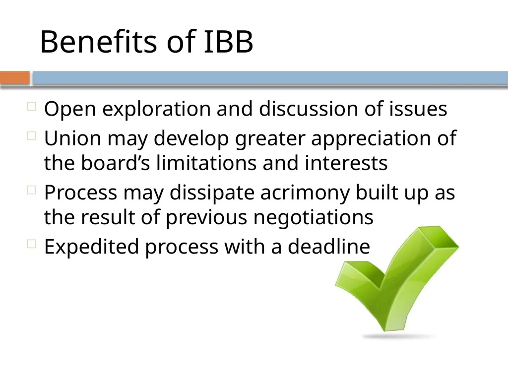 Collective Bargaining: A PRIMER FOR NEGOTIATIONS - slide 47 of 74