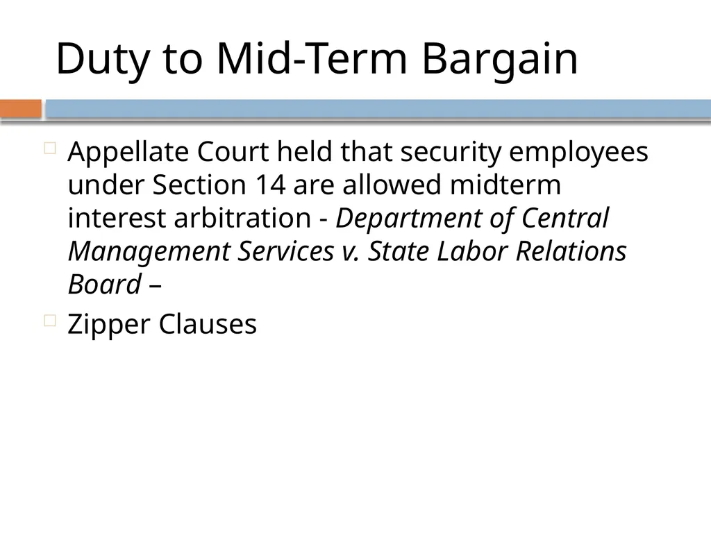 Collective Bargaining: A PRIMER FOR NEGOTIATIONS - slide 54 of 74
