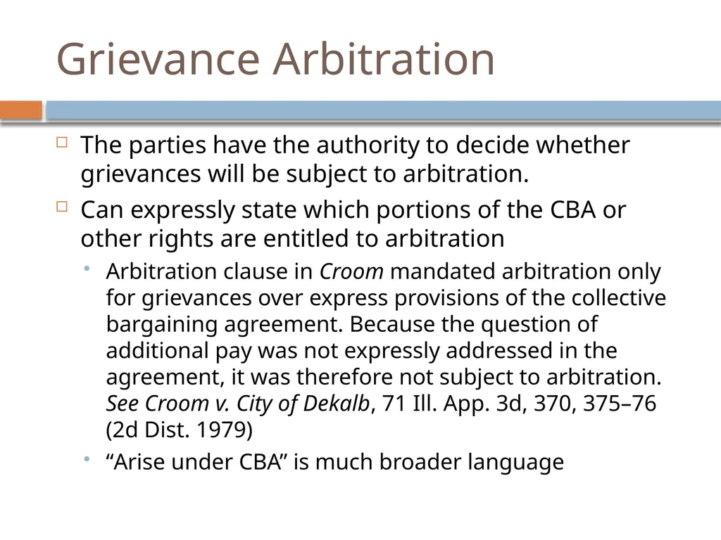 Collective Bargaining: A PRIMER FOR NEGOTIATIONS - slide 25 of 74
