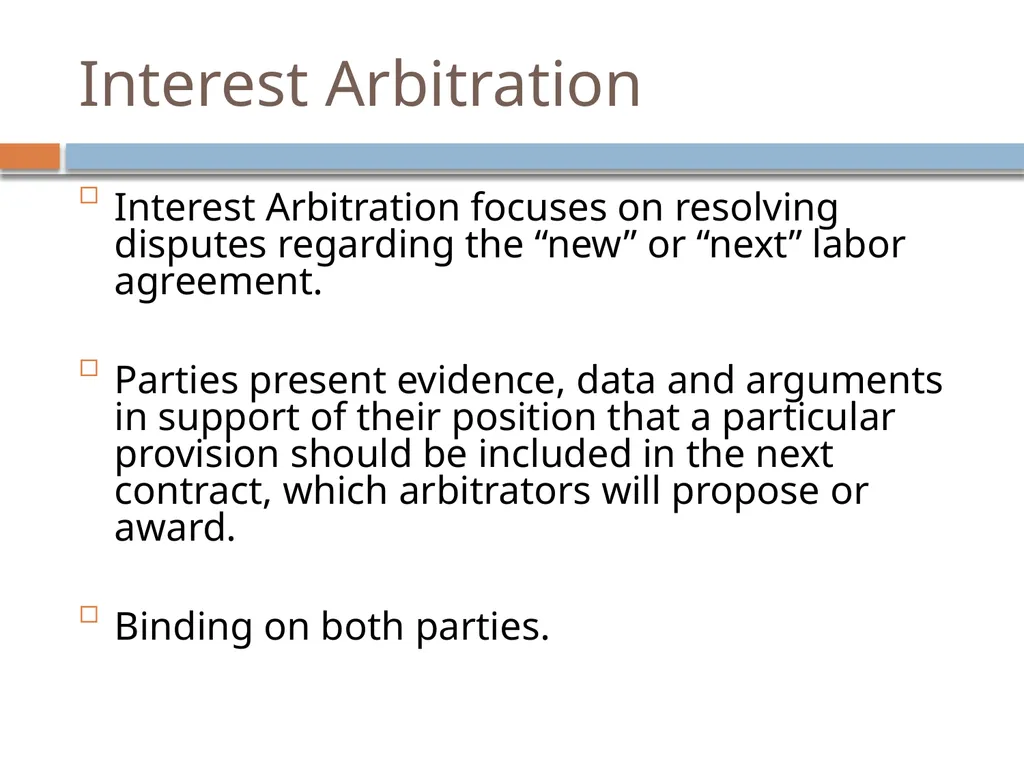 Collective Bargaining: A PRIMER FOR NEGOTIATIONS - slide 34 of 74