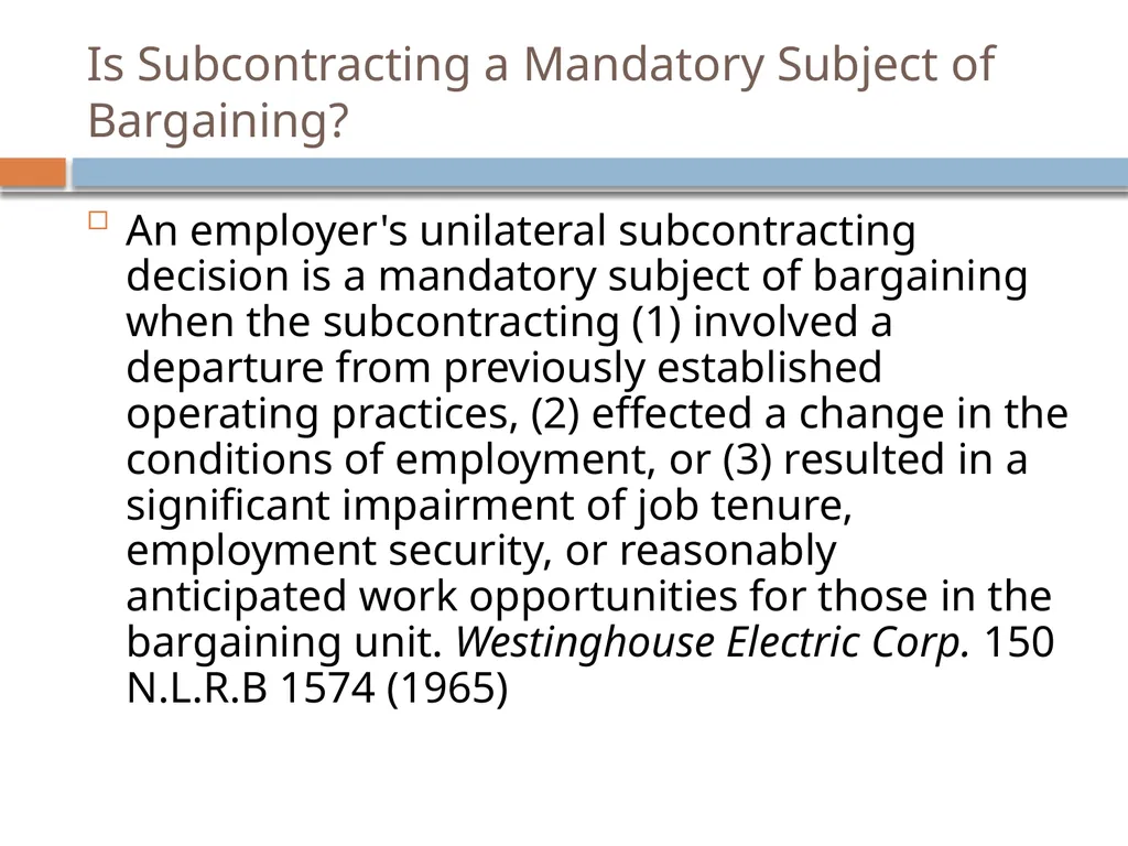Collective Bargaining: A PRIMER FOR NEGOTIATIONS - slide 56 of 74