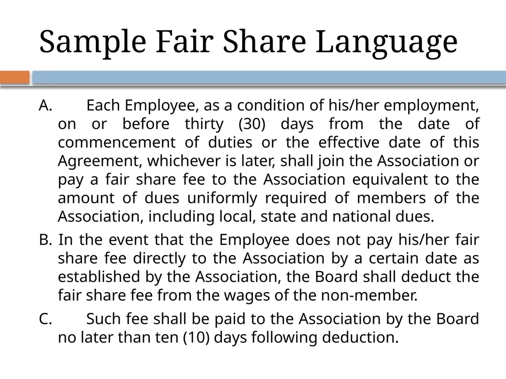 Collective Bargaining: A PRIMER FOR NEGOTIATIONS - slide 67 of 74