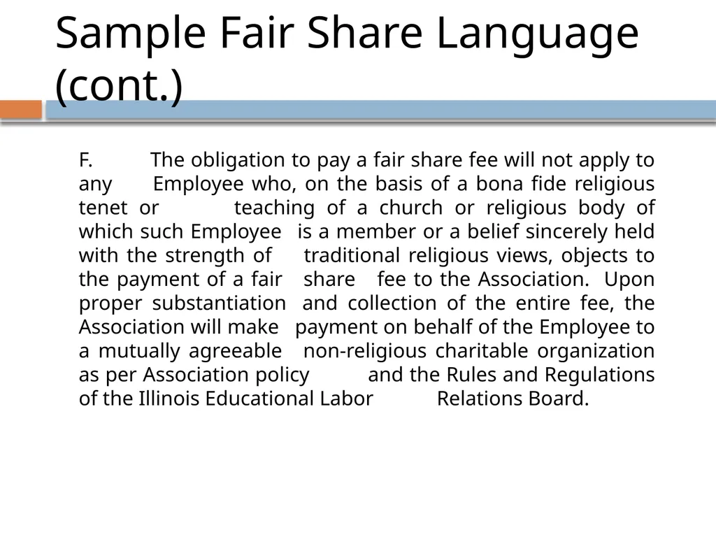Collective Bargaining: A PRIMER FOR NEGOTIATIONS - slide 70 of 74
