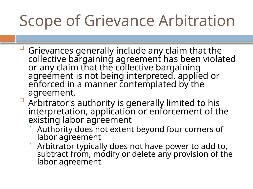 Collective Bargaining: A PRIMER FOR NEGOTIATIONS - slide 27 of 74