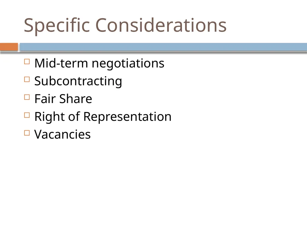 Collective Bargaining: A PRIMER FOR NEGOTIATIONS - slide 52 of 74