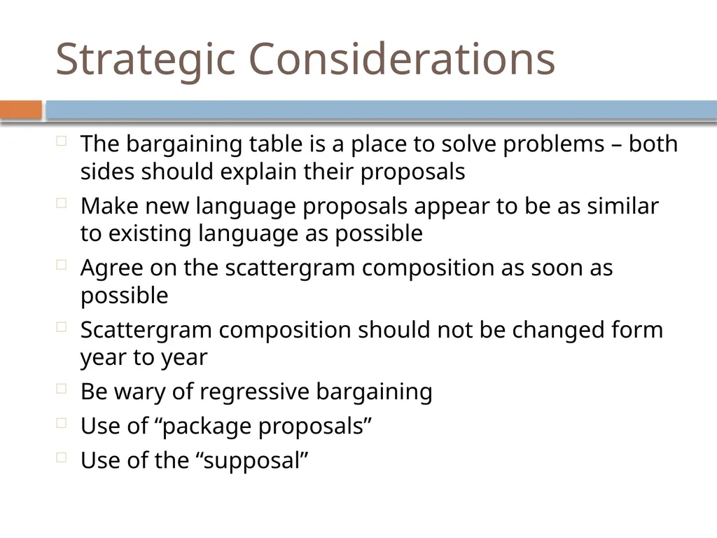 Collective Bargaining: A PRIMER FOR NEGOTIATIONS - slide 43 of 74
