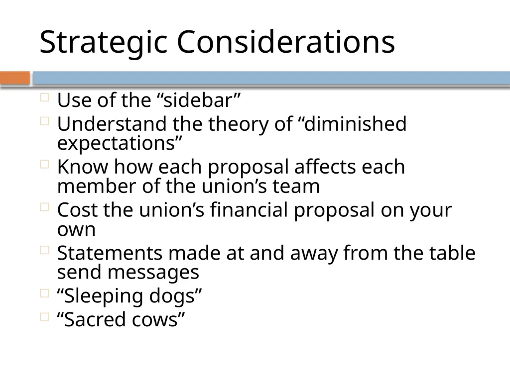 Collective Bargaining: A PRIMER FOR NEGOTIATIONS - slide 44 of 74