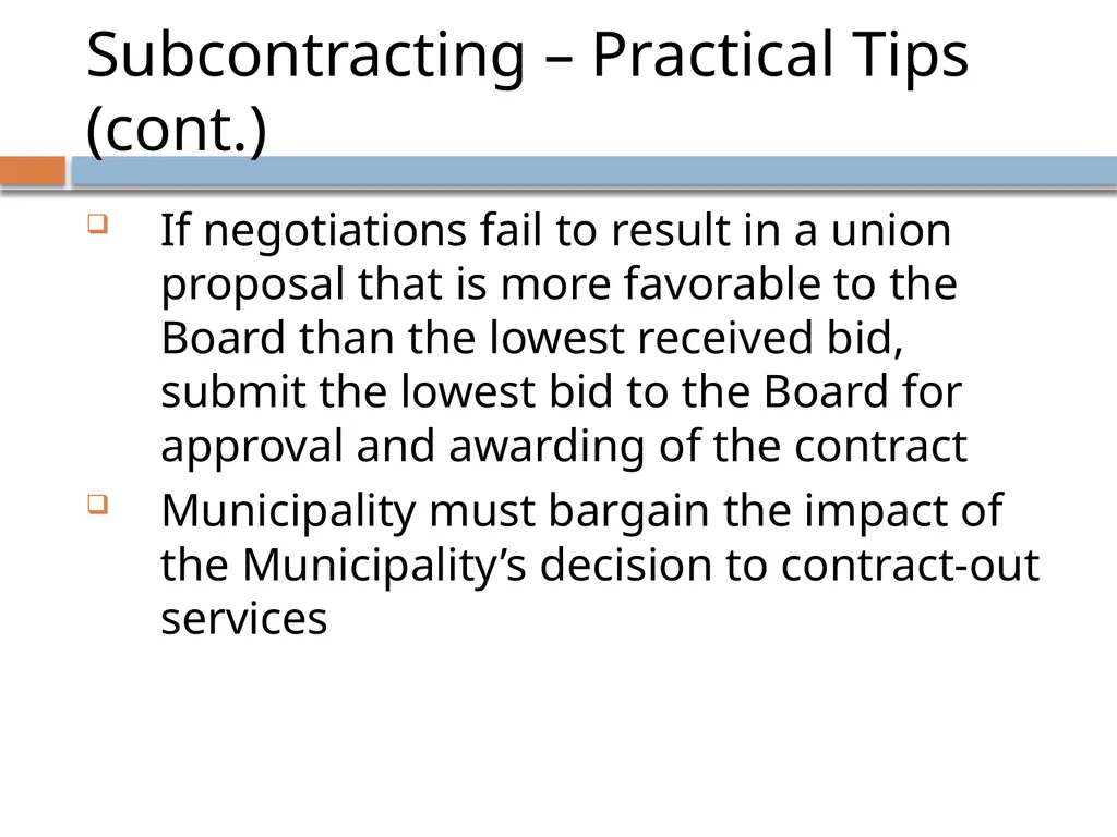 Collective Bargaining: A PRIMER FOR NEGOTIATIONS - slide 59 of 74