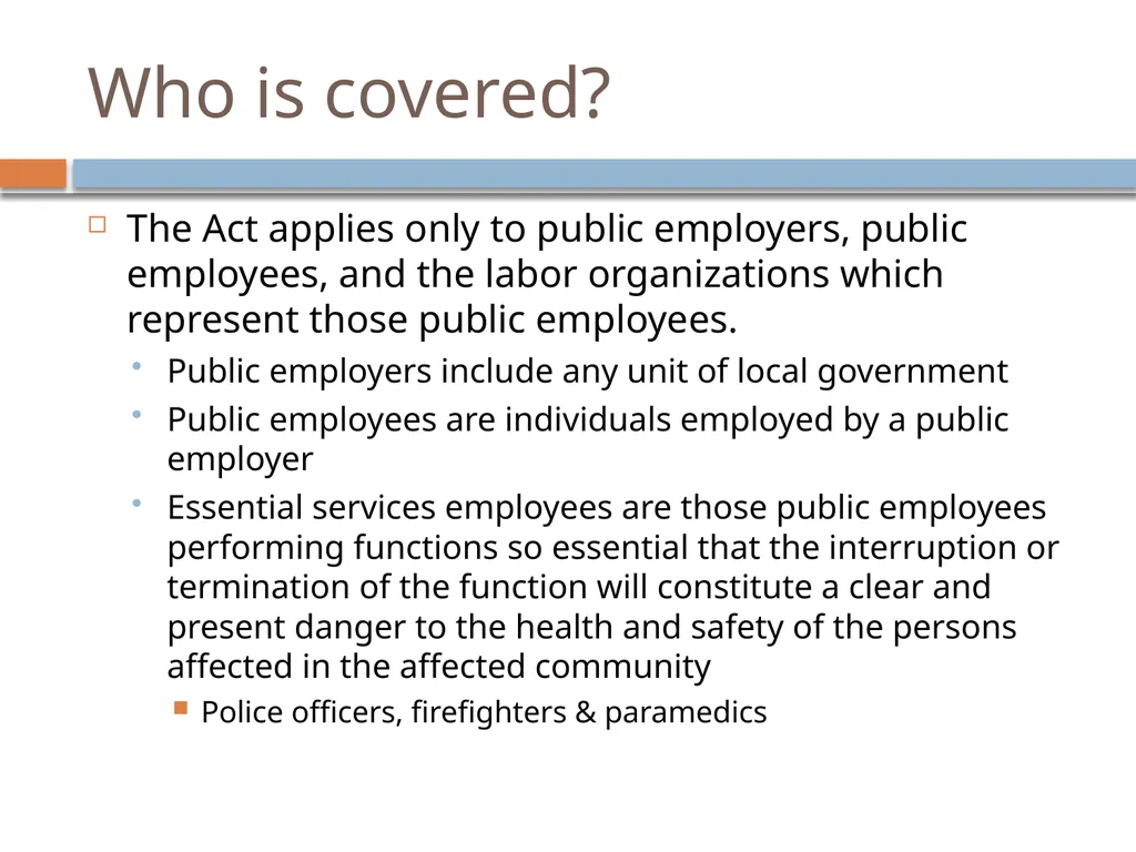 Collective Bargaining: A PRIMER FOR NEGOTIATIONS - slide 5 of 74