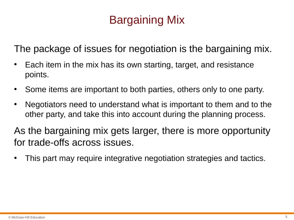 Negotiation Section 01: Negotiation Fundamentals - slide 5 of 31