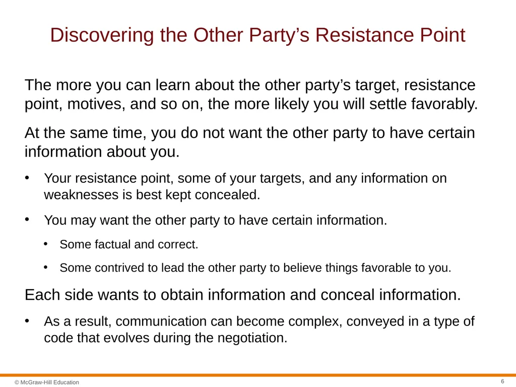 Negotiation Section 01: Negotiation Fundamentals - slide 6 of 31