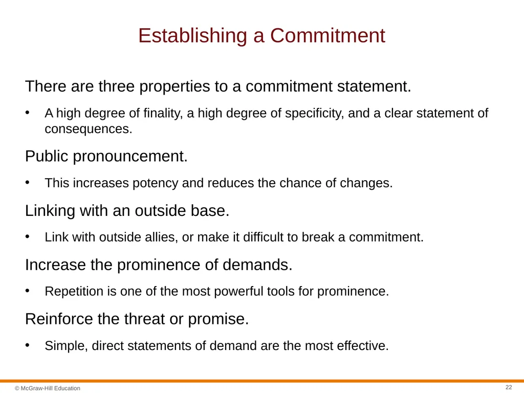 Negotiation Section 01: Negotiation Fundamentals - slide 22 of 31