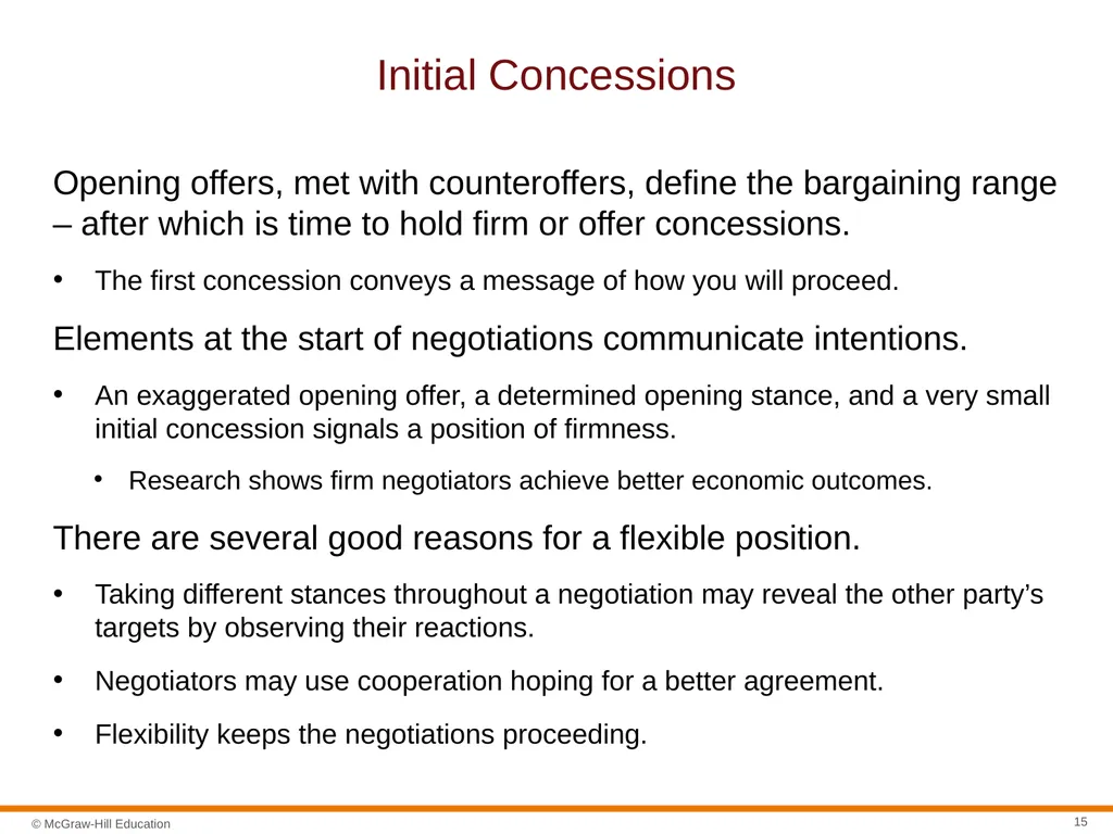 Negotiation Section 01: Negotiation Fundamentals - slide 15 of 31