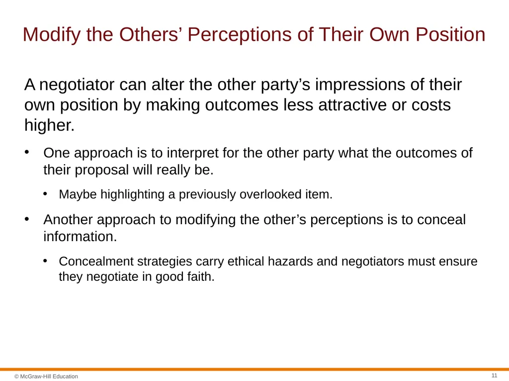 Negotiation Section 01: Negotiation Fundamentals - slide 11 of 31