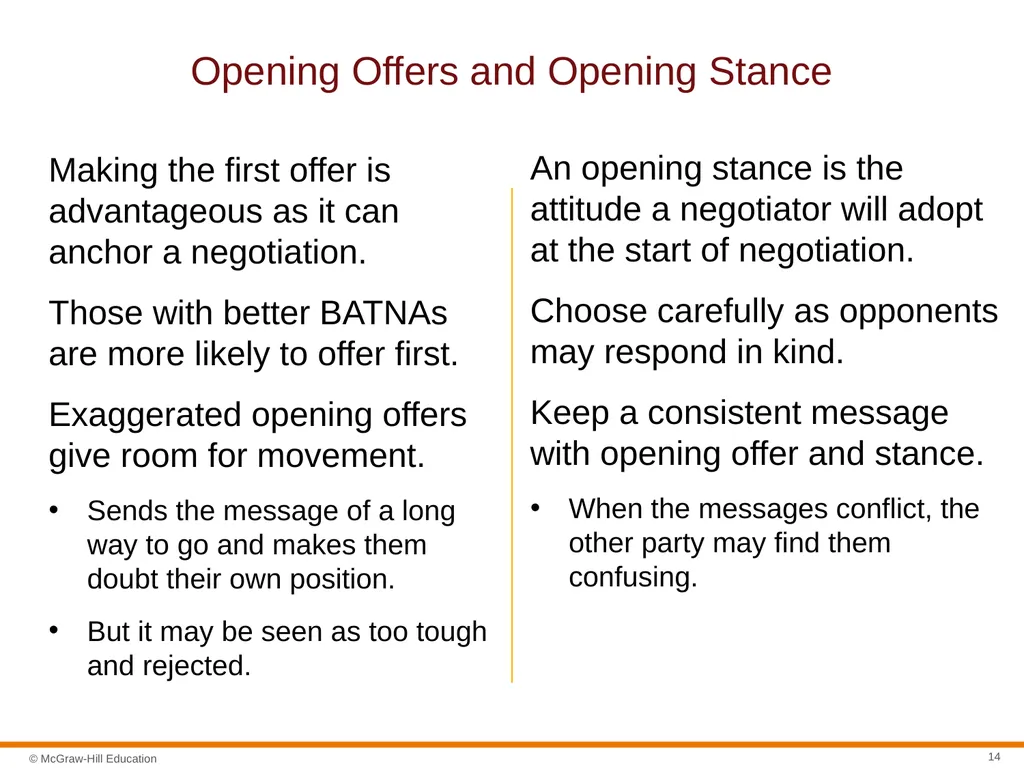 Negotiation Section 01: Negotiation Fundamentals - slide 14 of 31