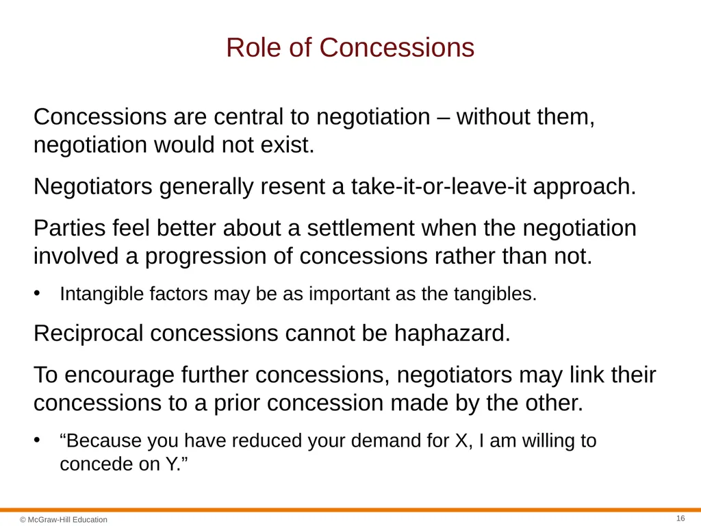 Negotiation Section 01: Negotiation Fundamentals - slide 16 of 31