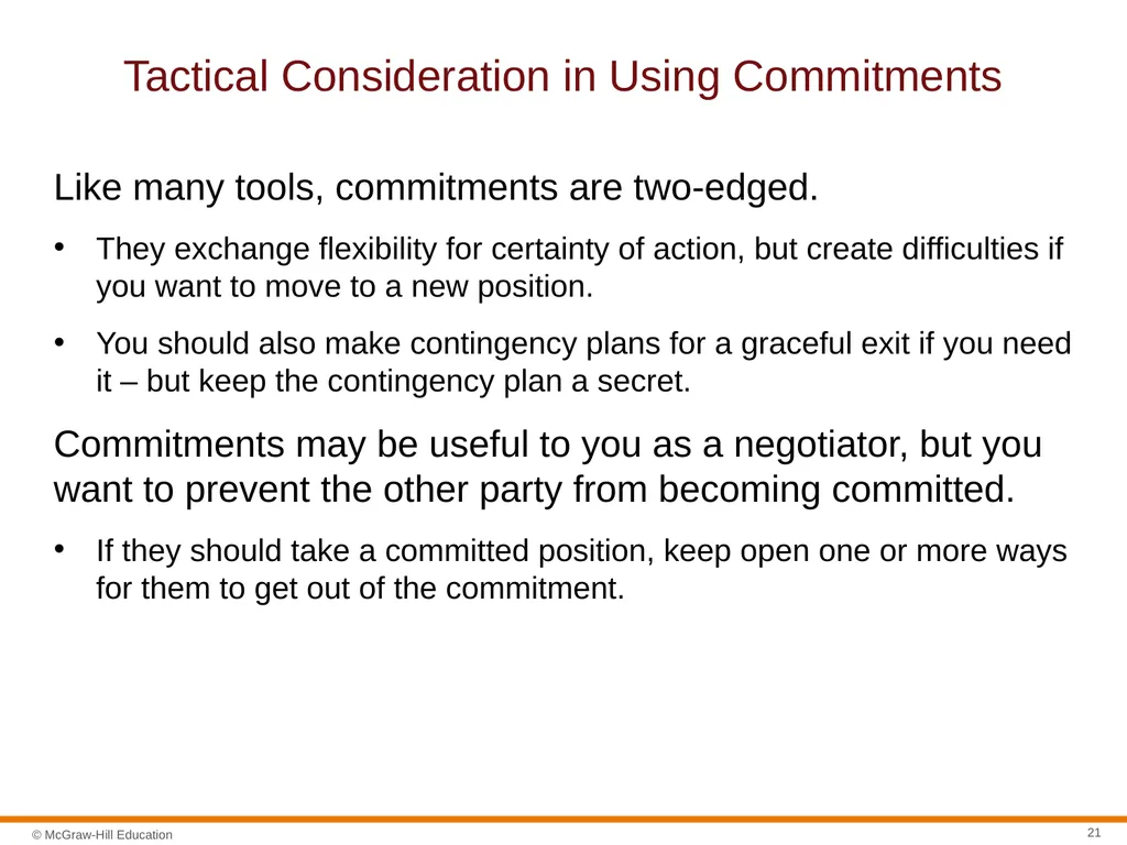 Negotiation Section 01: Negotiation Fundamentals - slide 21 of 31